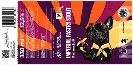 Stu Mostow 2024 12 Banana Split Imperial Pastry Stout