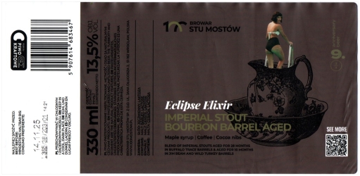 Stu Mostow 2024 12 Eclipse Elixir Imperial Stout Bourbon Barrel Aged
