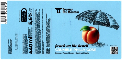 Stu Mostow 2025 07 Peach On The Beach Crumble Philly Gose
