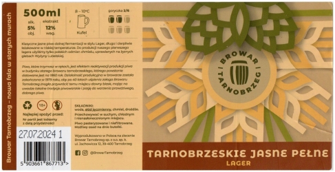 Tarnobrzeg 2024 07 Tarnobrzeskie Jasne Pelne Lager