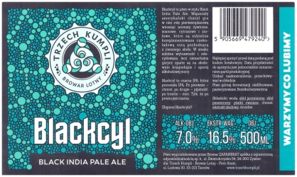 Browar Trzech Kumpli (2020): Blakcyl - Black India Pale Ale