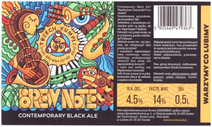 Browar Trzech Kumpli (2020): Brew Note - Contemporary Black Ale