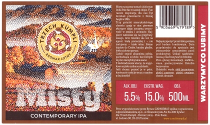 Browar Trzech Kumpli (2020): Misty - Contemporary India Pale Ale