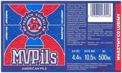 Browar Trzech Kumpli (2020) MVPils - American Pils