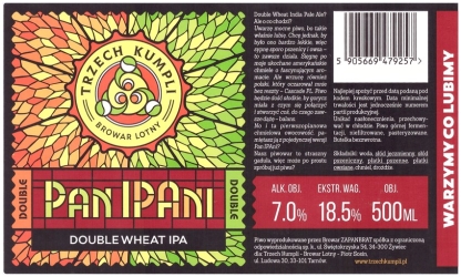 Browar Trzech Kumpli (2020) Pan IPAni - Double Wheat India Pale Ale