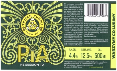 Browar Trzech Kumpli (2020): PiA - New Zealand Session India Pale Ale