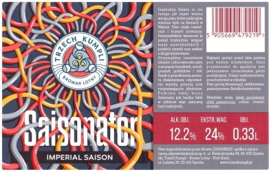 Browar Trzech Kumpli (2020): Saisonator - Imperial Saison