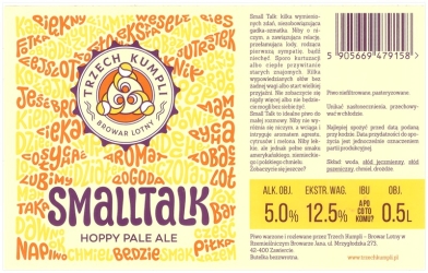 Browar Trzech Kumpli (2020): Smalltalk - Hoppy Pale Ale