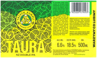 Browar Trzech Kumpli (2020): Taura - New Zealand Double India Pale Ale