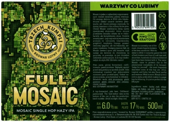 Trzech Kumpli 2023 10 Full Mosaic Mosaic Single Hop Hazy Ipa