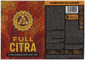 Trzech Kumpli 2024 03 Full Citra Citra Single Hop Hazy Ipa