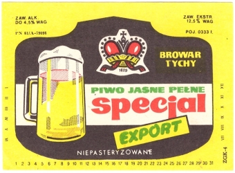 Browar Tychy: Specjal Export, Piwo Jasne Pełne