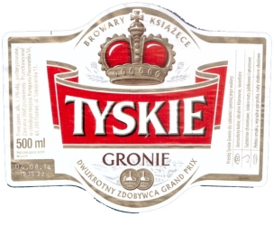 Tyskie Browary Książęce: Gronie (2014)