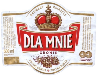 Tyskie Browary Książęce: Gronie, Dla Mnie (2015)