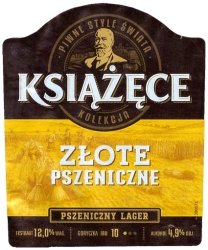 Tyskie Browary Książęce: Książęce Złote Pszeniczne, Pszeniczny Lager (2020)