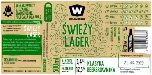 Waszczukowe 2023 07 Swiezy Lager