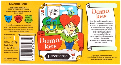 Wielkopolskie Browary Regionalne (2018): Dama Kier, Pszeniczne