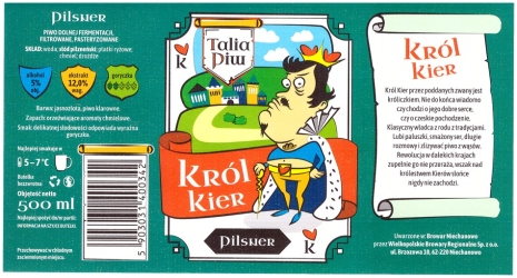 Wielkopolskie Browary Regionalne (2018): Król Kier, Pilsner