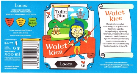 Wielkopolskie Browary Regionalne (2018): Walet Kier, Lager