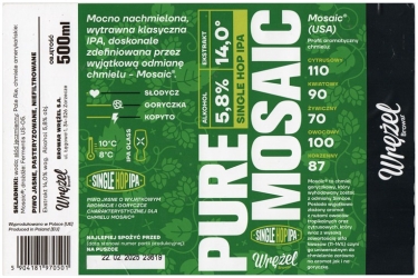 Wrezel 2024 03 Pure Mosaic Single Hop Ipa