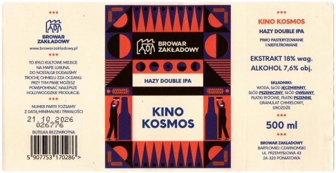 Zakladowy 2025 12 Kino Kosmos Hazy Double Ipa